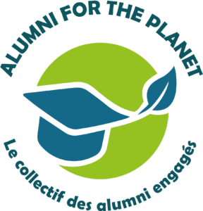 Logo et lien vers le site des Alumni for the planet
